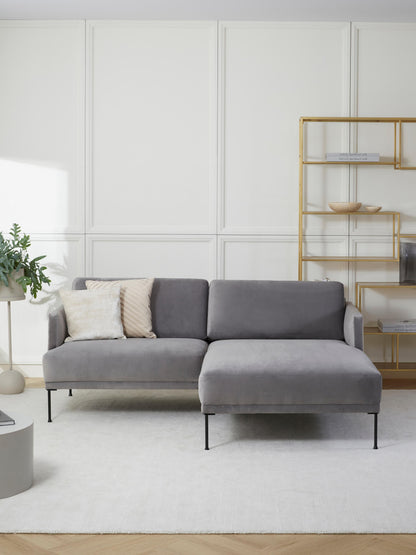 Fluenta Small Corner Sofa in Velvet
