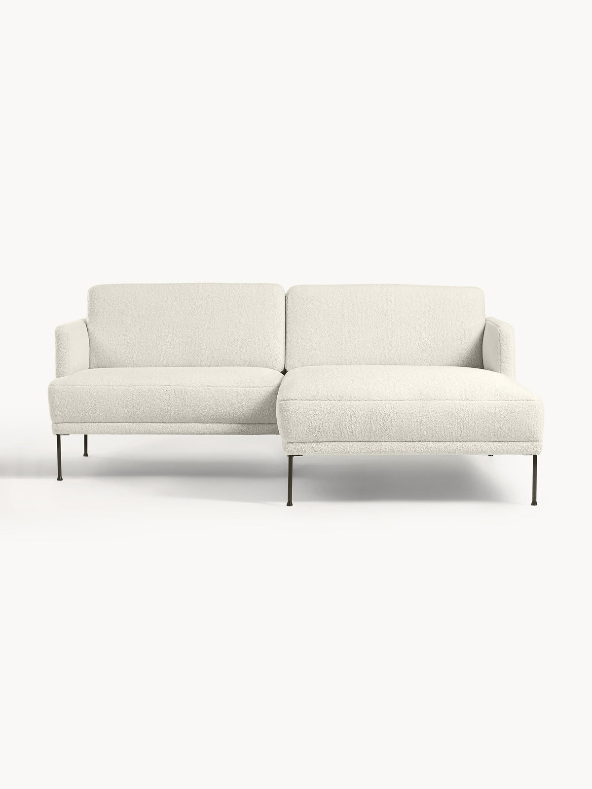 Fluenta Small Teddy Fabric Corner Sofa