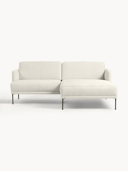 Fluenta Small Teddy Fabric Corner Sofa