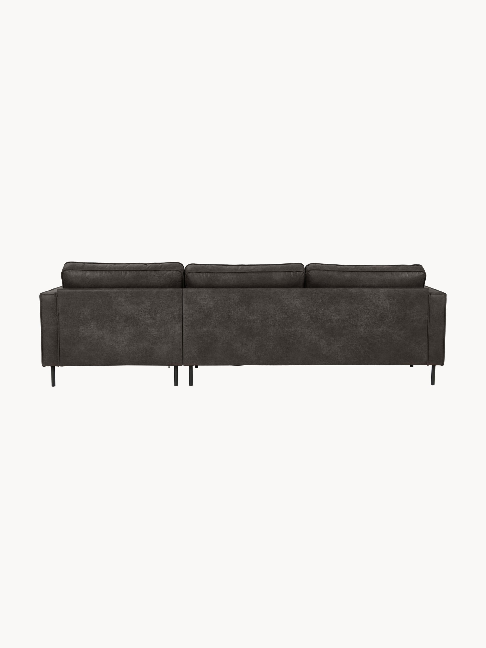 Hunton Leather Corner Sofa (3-Seater)