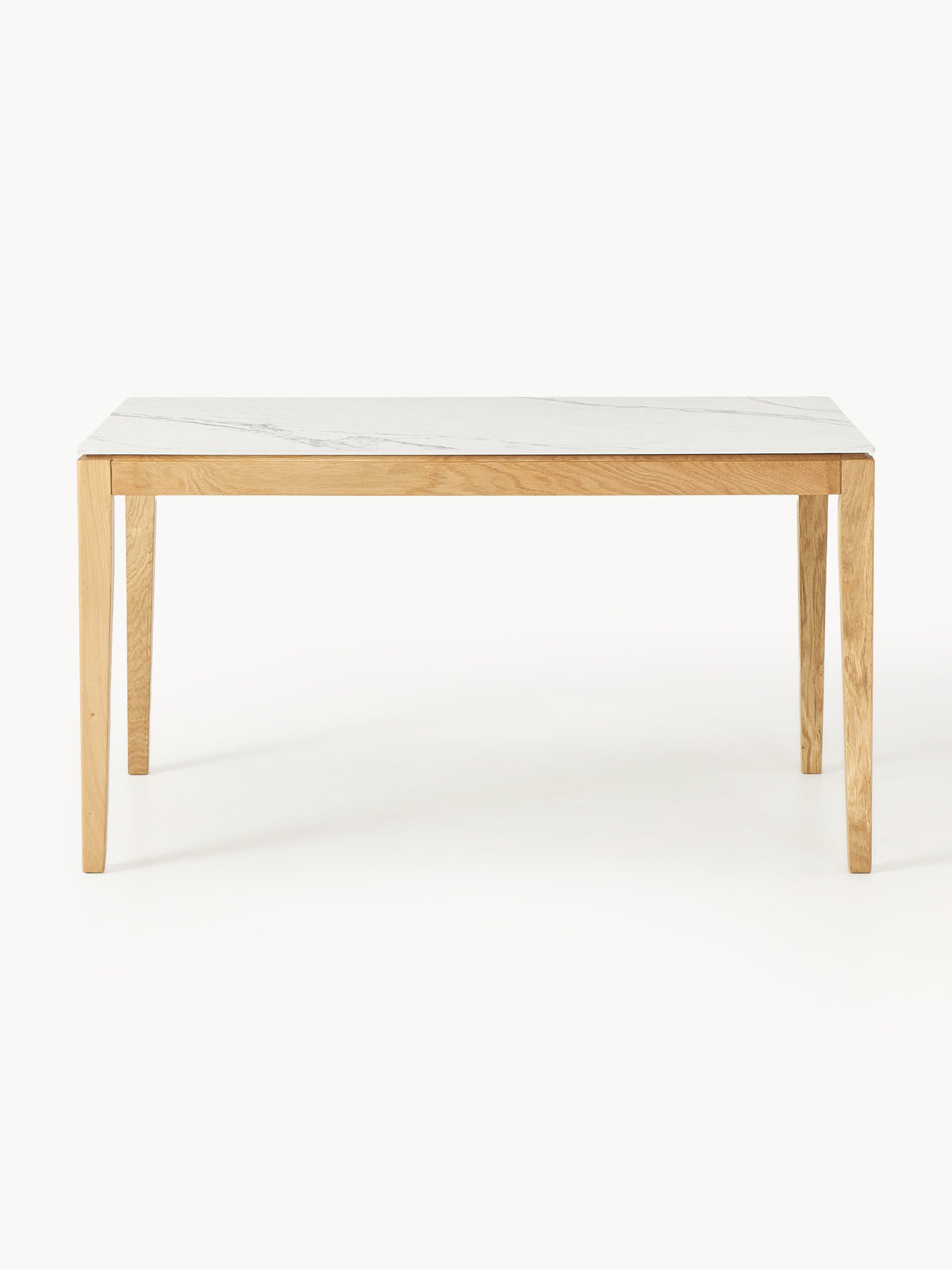 Jacksen Dining Table with Marble-Look Tabletop, in Various Sizes
