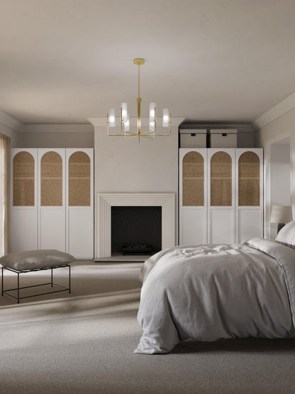 Jeanine Modular Hinged-Door Wardrobe, 50 cm Wide, in Various Sizes