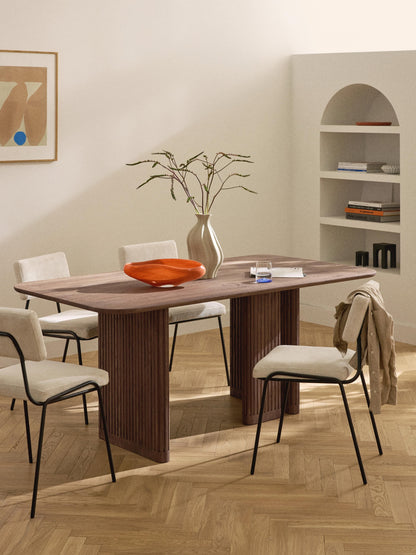 Jolina Dining Table in Oak, in Various Sizes