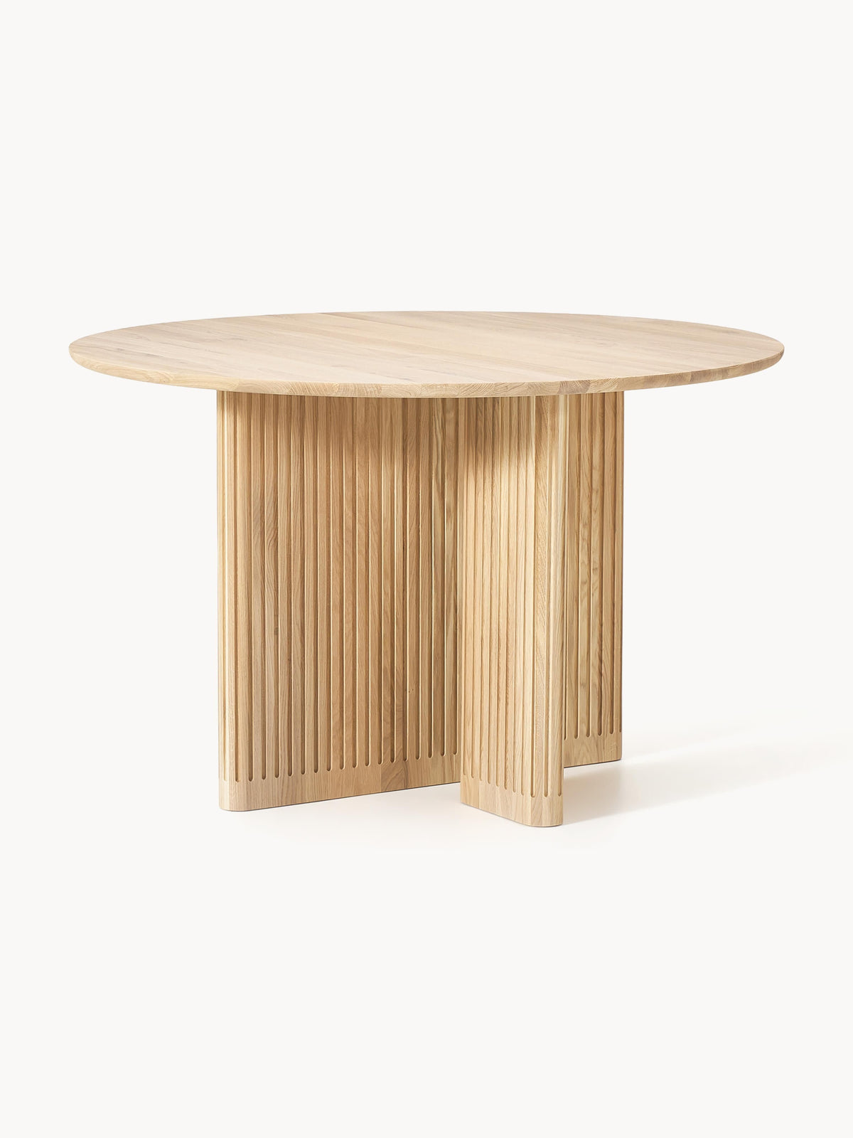 Jolina Round Dining Table in Oak, Ø 120 cm