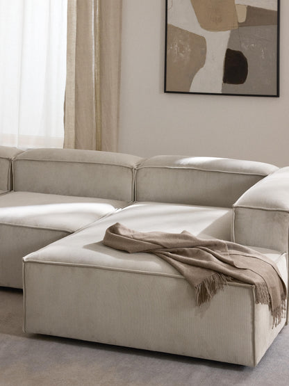 Lennox Corduroy Ottoman Corner Module