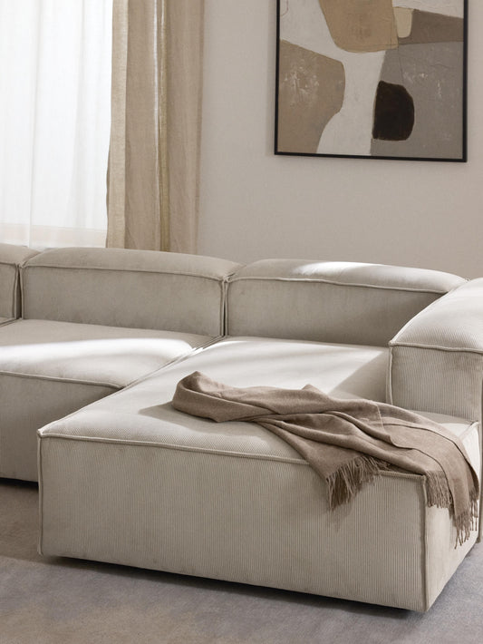 Lennox Corduroy Ottoman Corner Module