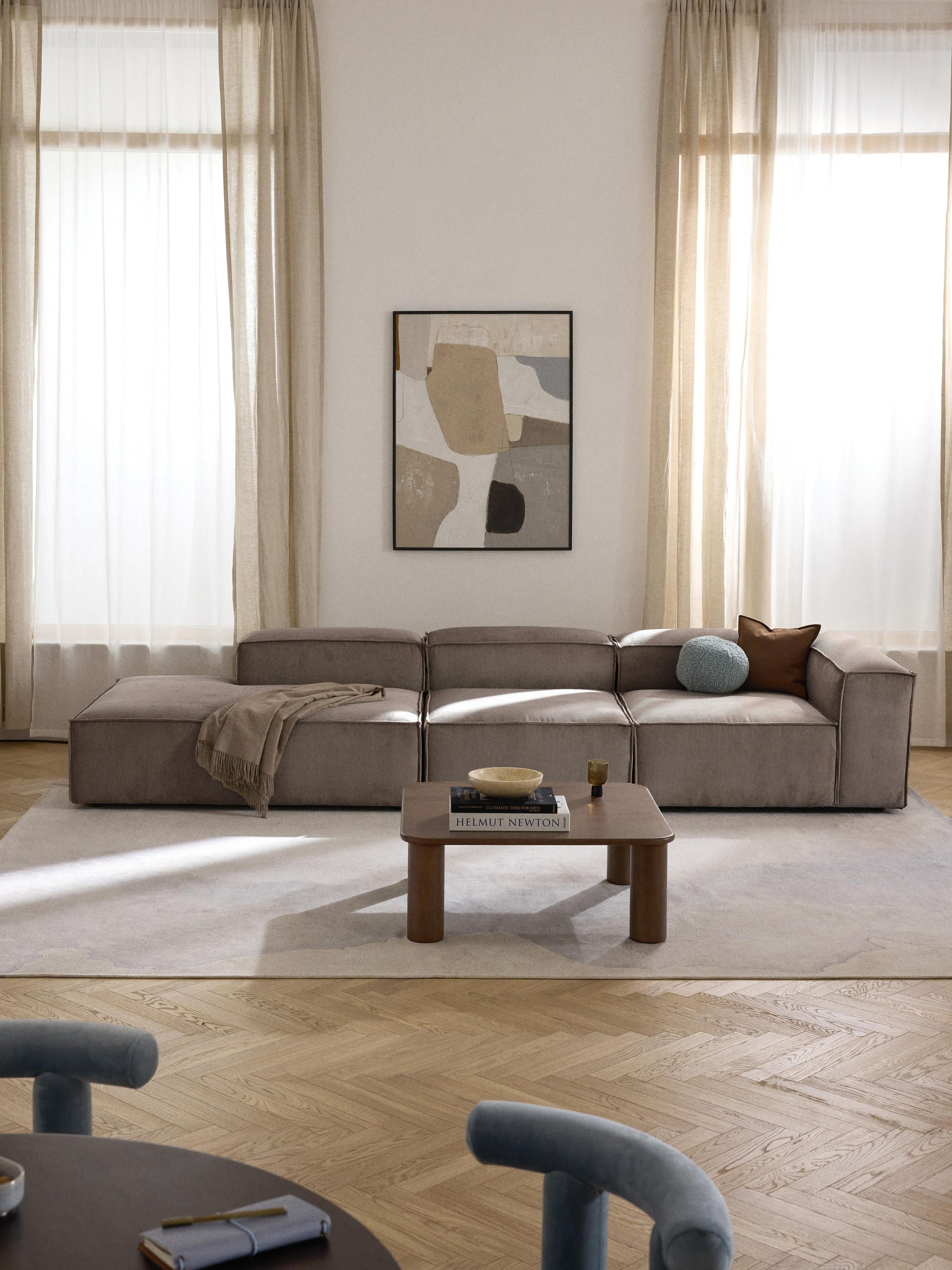 Lennox Corduroy Ottoman Module