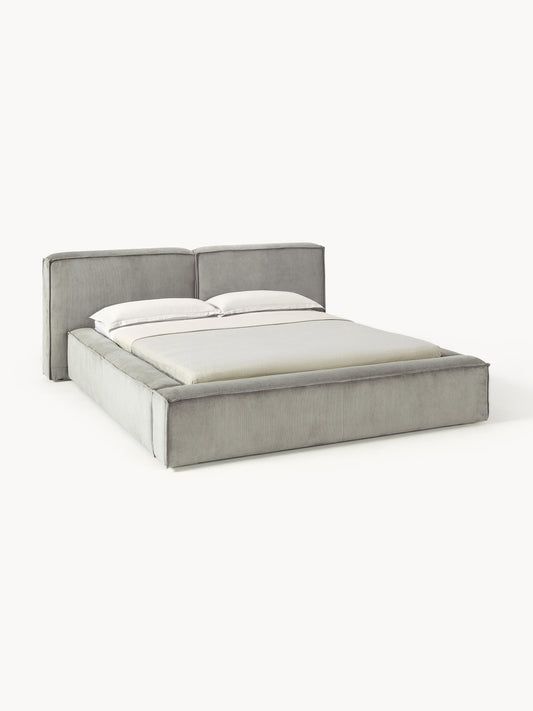 Lennox Corduroy Upholstered Bed