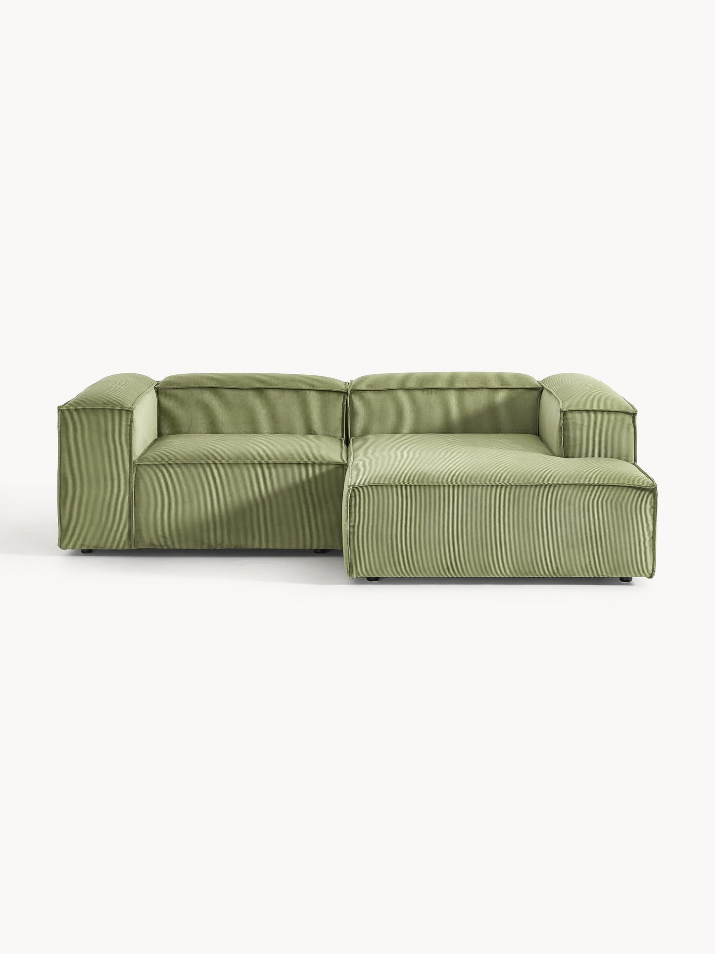 Lennox Modular Corduroy Corner Sofa (2-Seater)