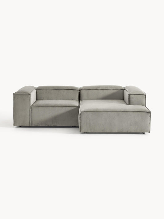 Lennox Modular Corduroy Corner Sofa (2-Seater)