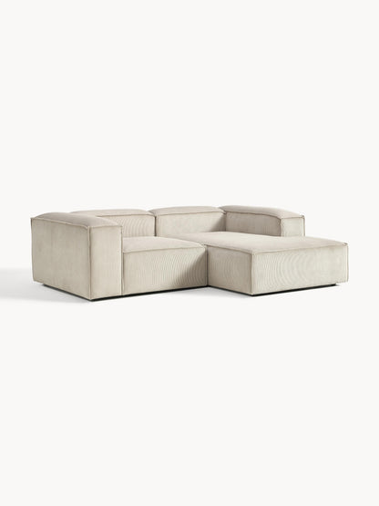Lennox Modular Corduroy Corner Sofa (2-Seater)