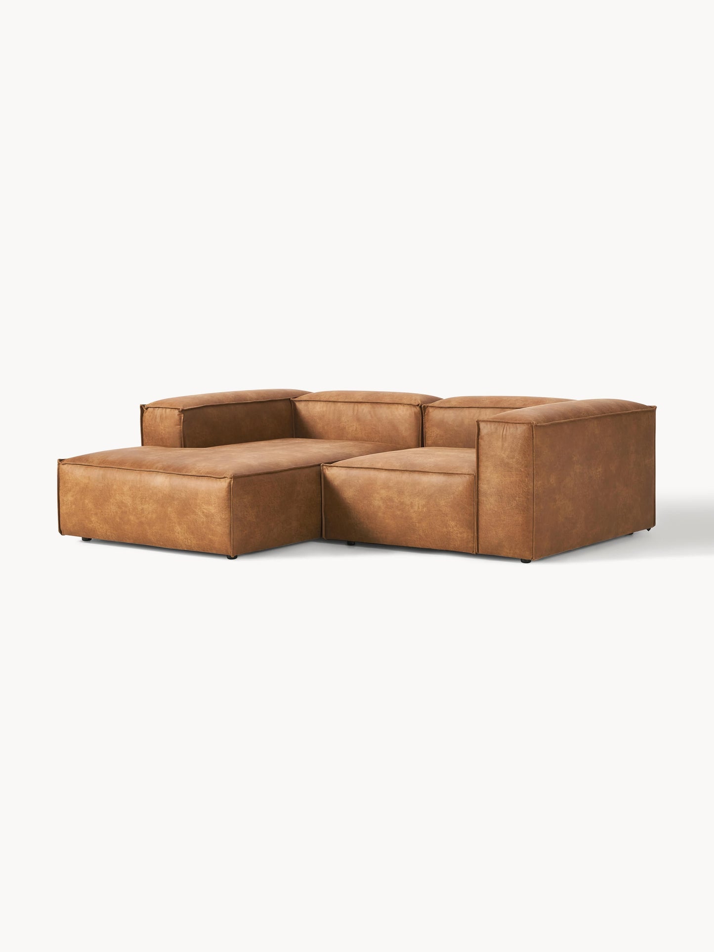 Lennox Modular Leather Corner Sofa (2-Seater)