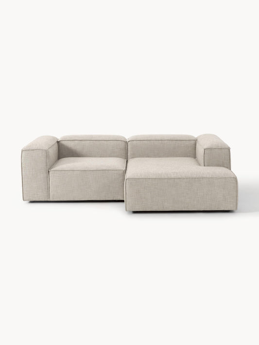 Lennox Modular Linen Blend Corner Sofa (2-Seater)