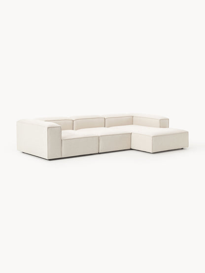 Lennox Modular Linen Blend Corner Sofa (4-Seater)