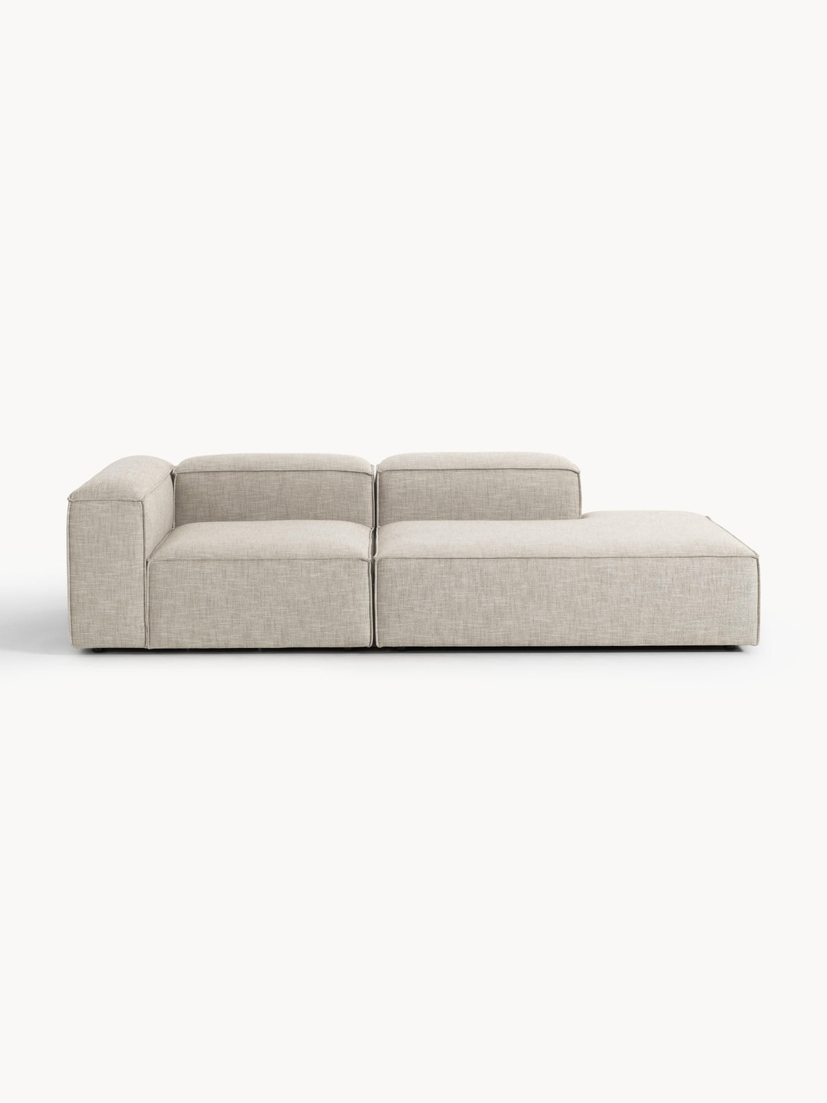 Lennox Modular Linen Blend Ottoman