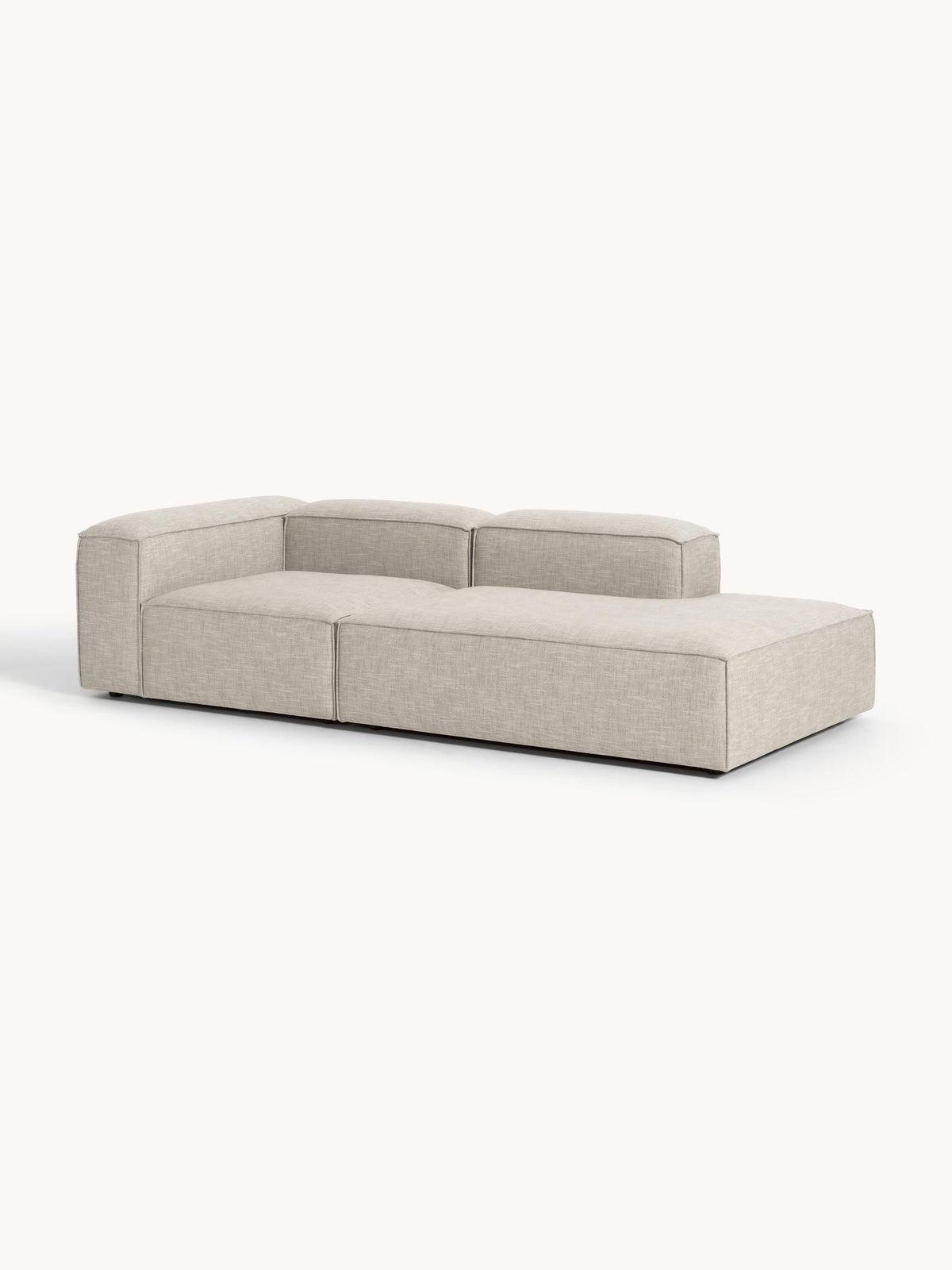 Lennox Modular Linen Blend Ottoman