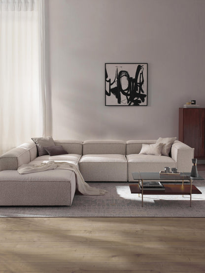 Lennox Modular XL Bouclé Corner Sofa (4-Seater)
