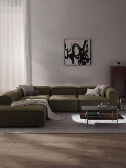 Lennox Modular XL Bouclé Corner Sofa (4-Seater)
