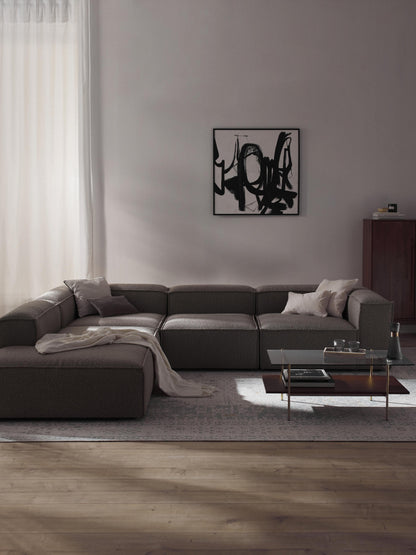 Lennox Modular XL Bouclé Corner Sofa (4-Seater)