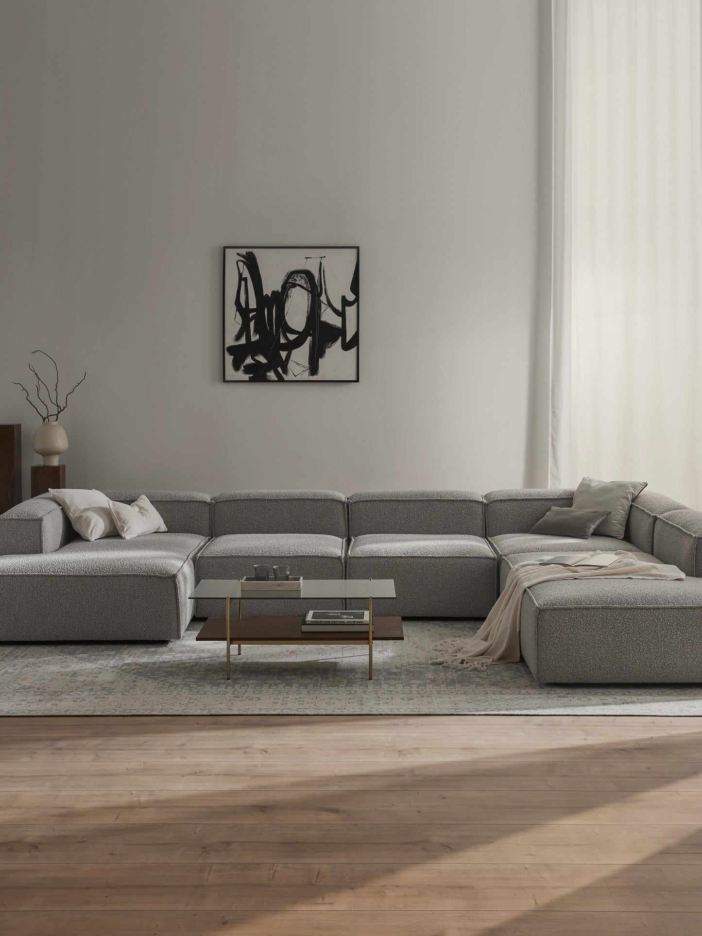 Lennox Modular XL Bouclé Sofa