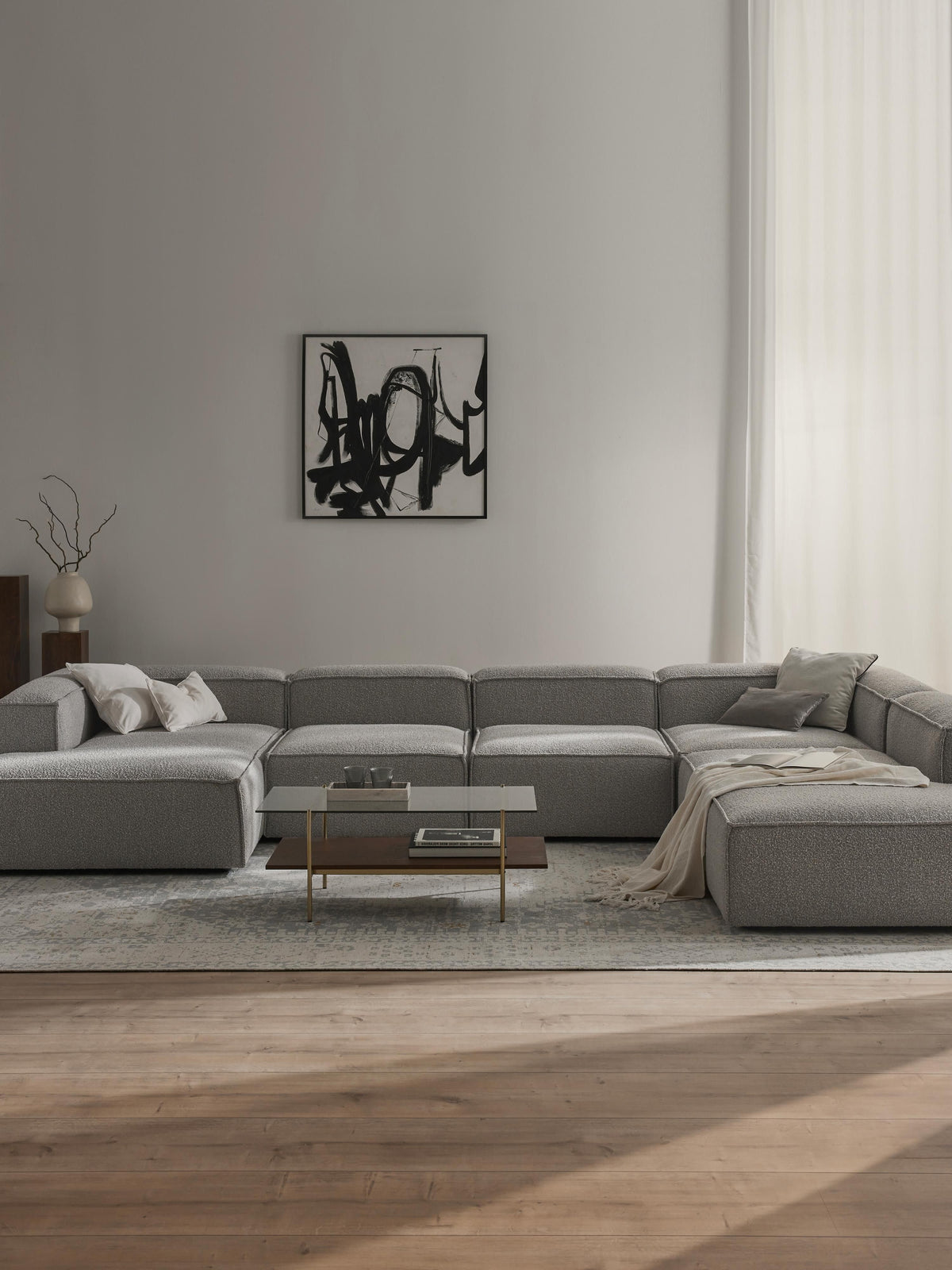 Lennox Modular XL Bouclé Sofa