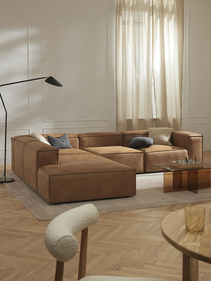 Lennox Modular XL Corner Sofa (4-Seater) in Leather