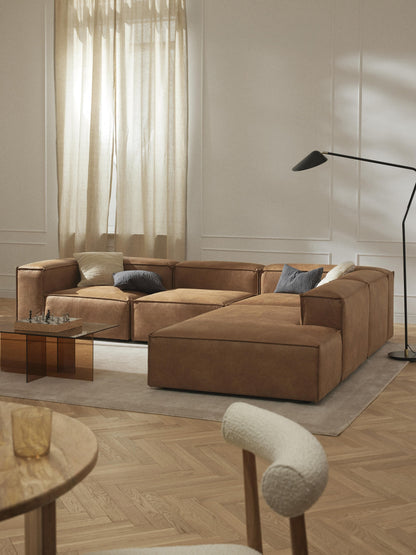 Lennox Ottoman Module in Leather