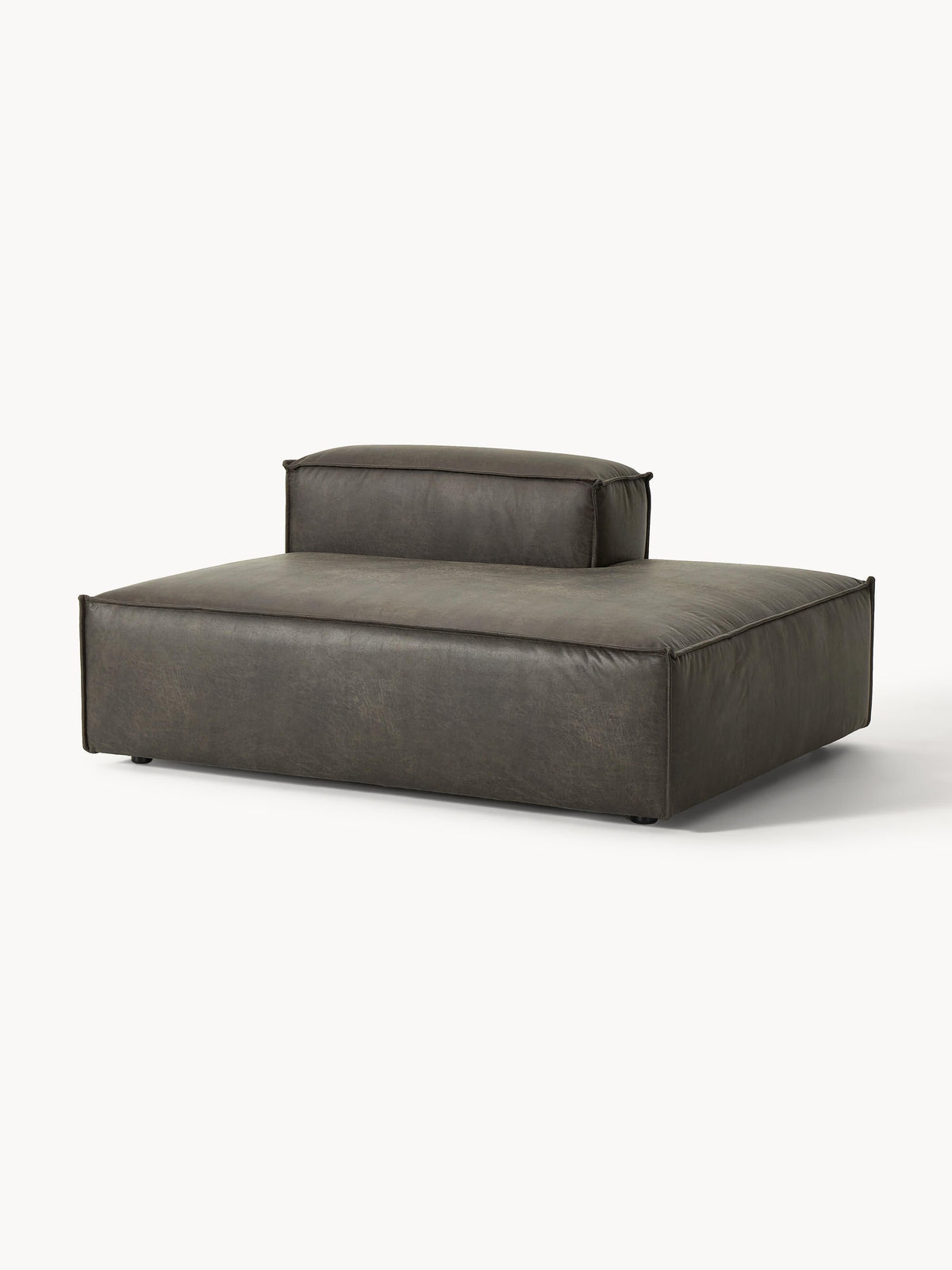 Lennox Ottoman Module in Leather