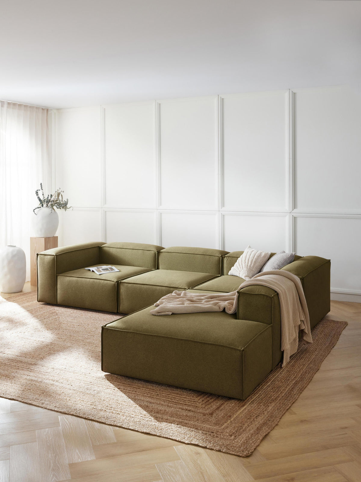 Lennox XL Modular Corner Sofa (4-Seater)