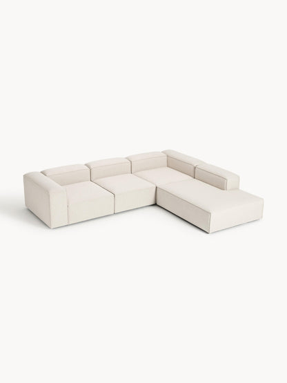 Lennox XL Modular Corner Sofa (4-Seater) in Linen Blend