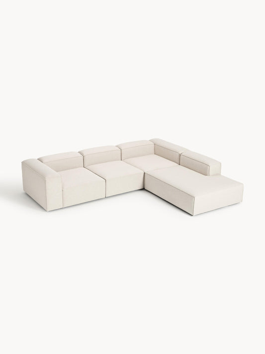 Lennox XL Modular Corner Sofa (4-Seater) in Linen Blend