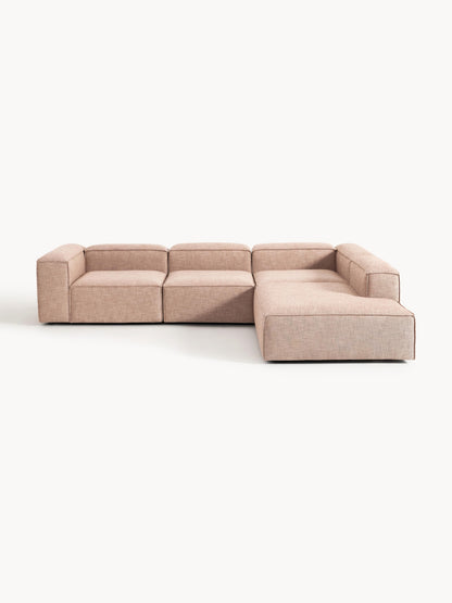 Lennox XL Modular Corner Sofa (4-Seater) in Linen Blend
