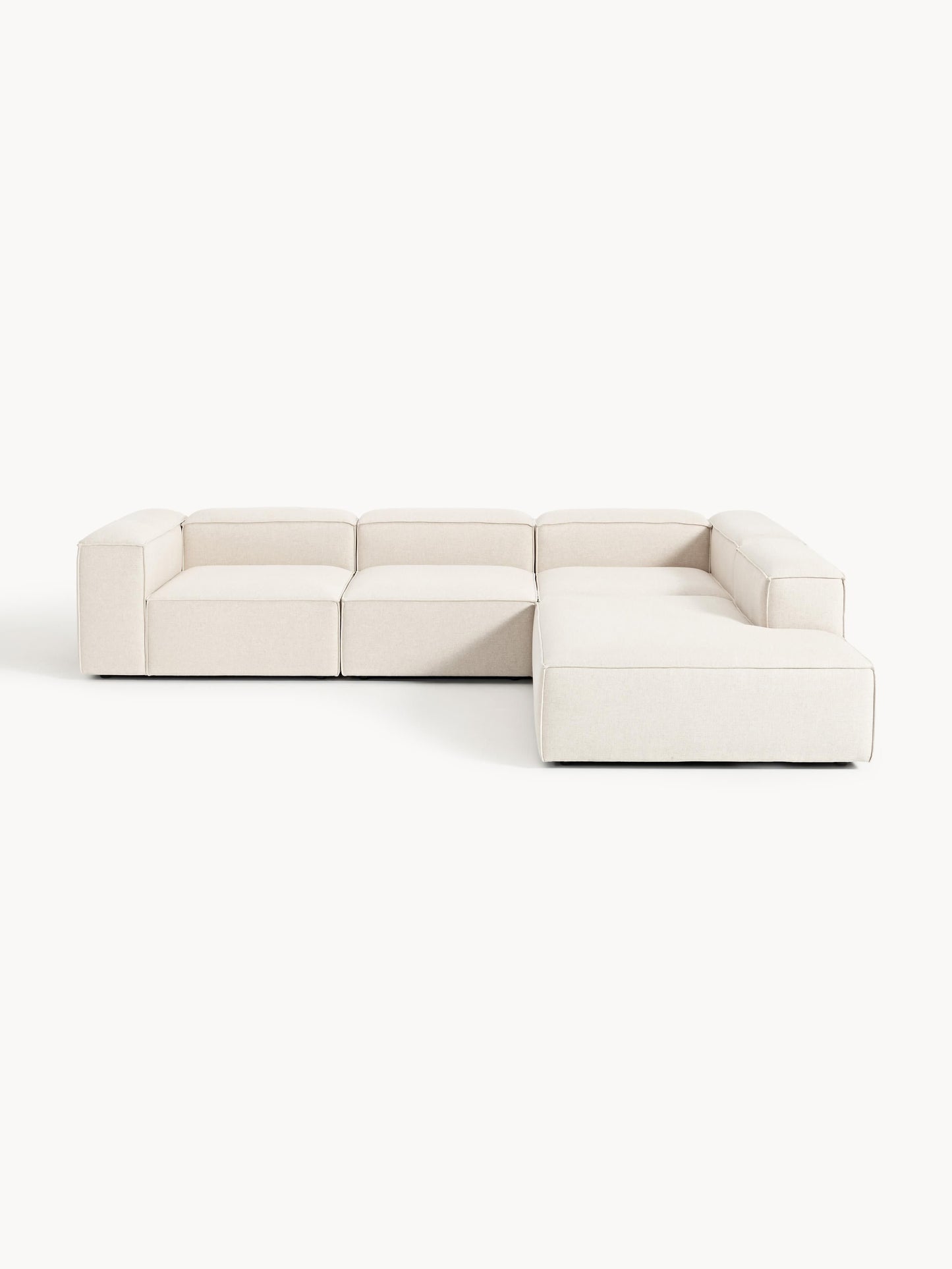 Lennox XL Modular Corner Sofa (4-Seater) in Linen Blend