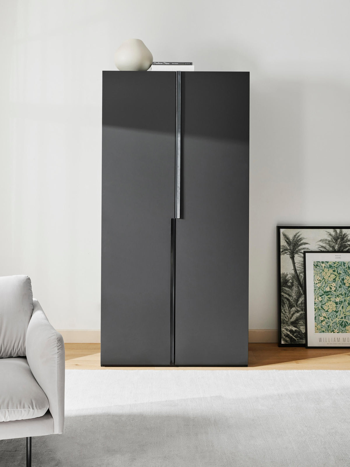 Leonor Modular Hinged-Door Wardrobe, 100 cm Wide, in Various Sizes