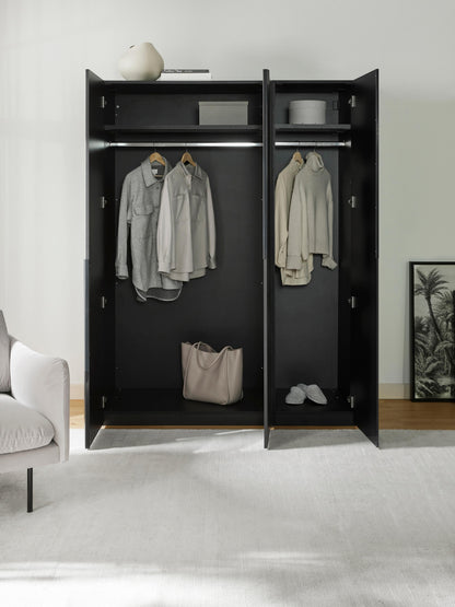 Leonor Modular Hinged-Door Wardrobe, 150 cm Wide, in Various Sizes