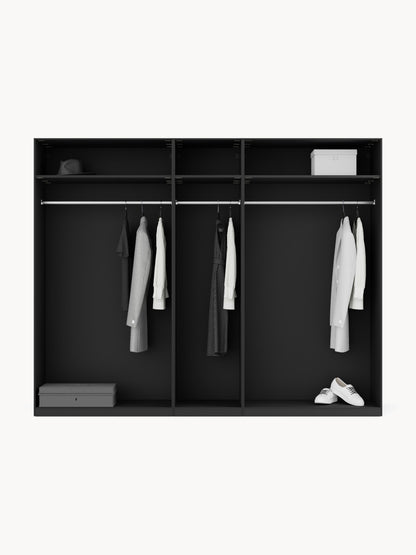 Leonor Modular Hinged-Door Wardrobe, 250 cm Wide, in Various Sizes
