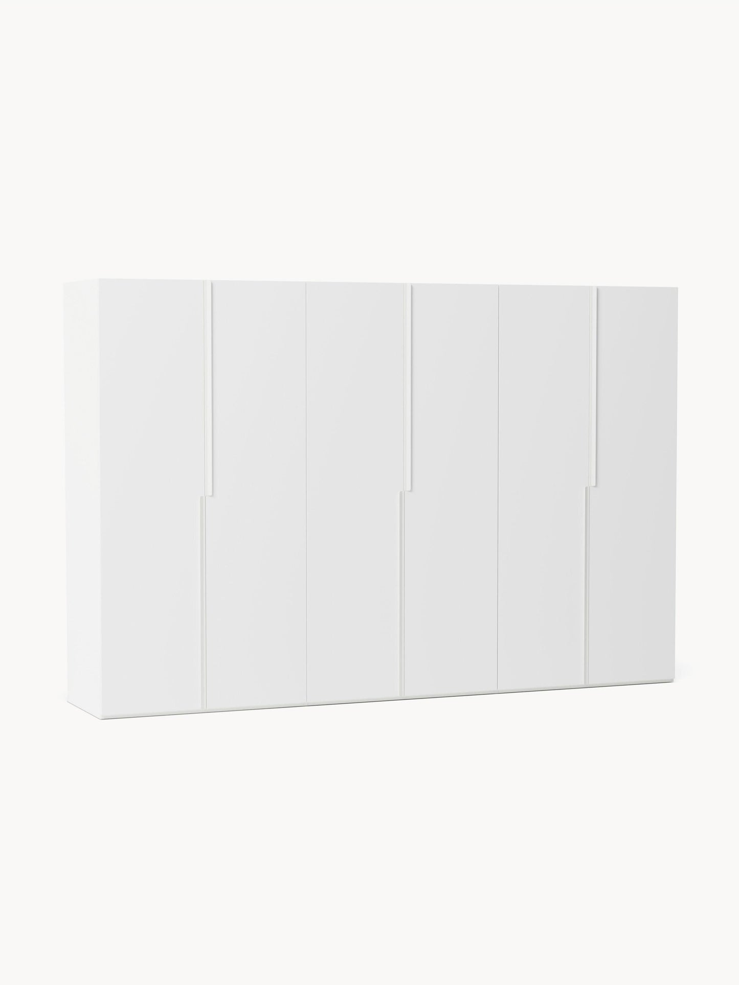 Leonor Modular Hinged-Door Wardrobe, 300 cm Wide, in Various Sizes