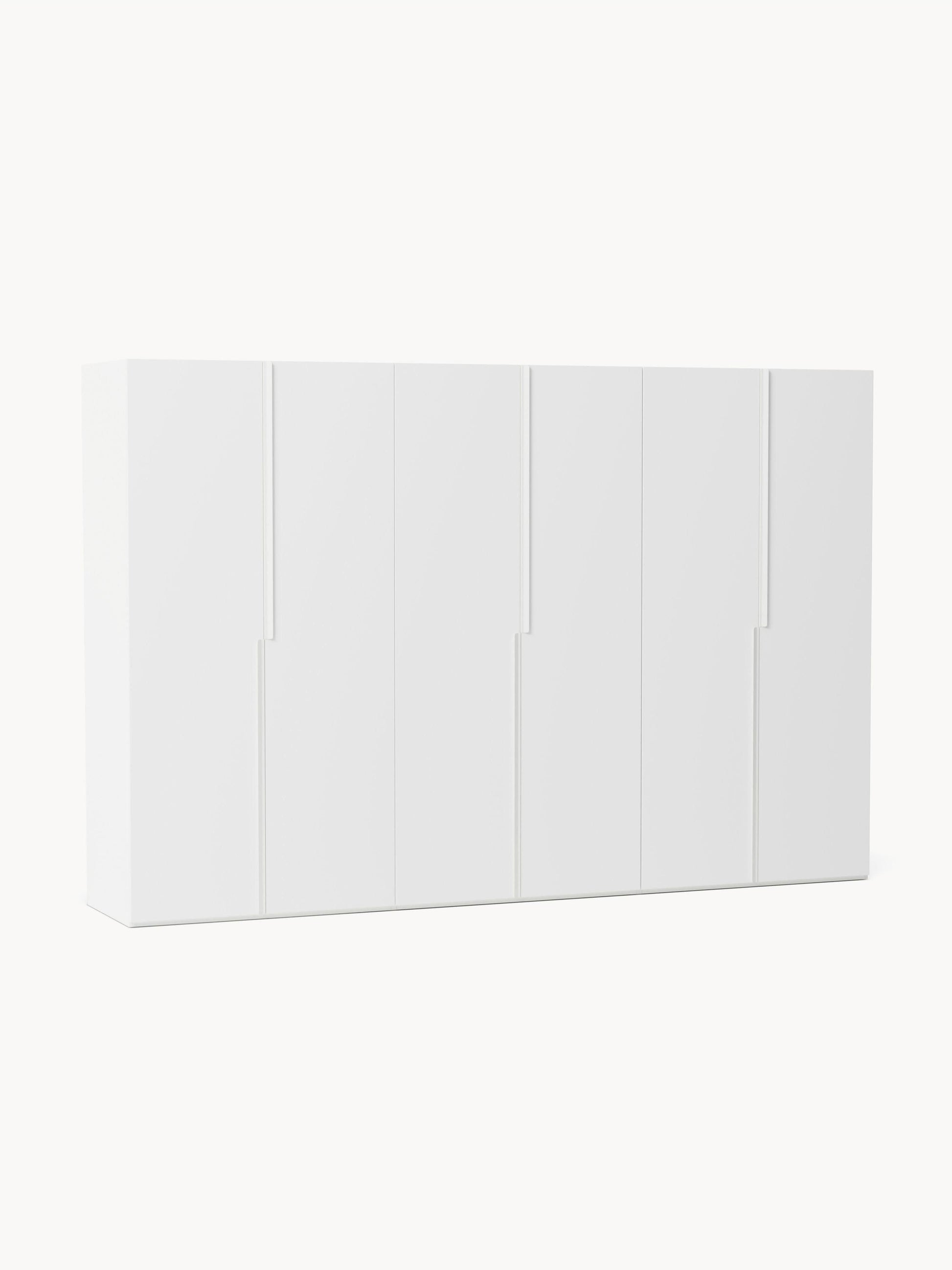 Leonor Modular Hinged-Door Wardrobe, 300 cm Wide, in Various Sizes