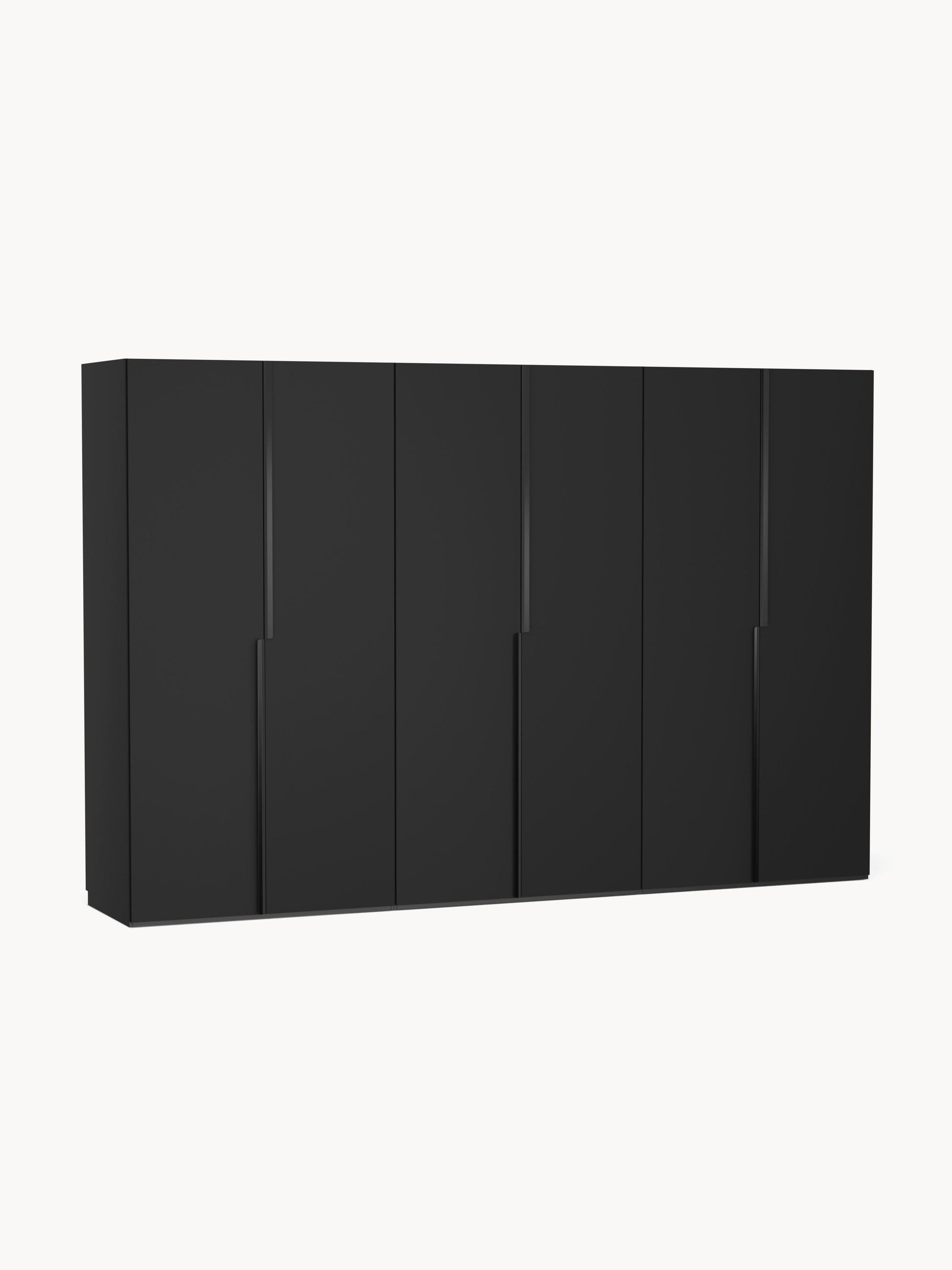 Leonor Modular Hinged-Door Wardrobe, 300 cm Wide, in Various Sizes