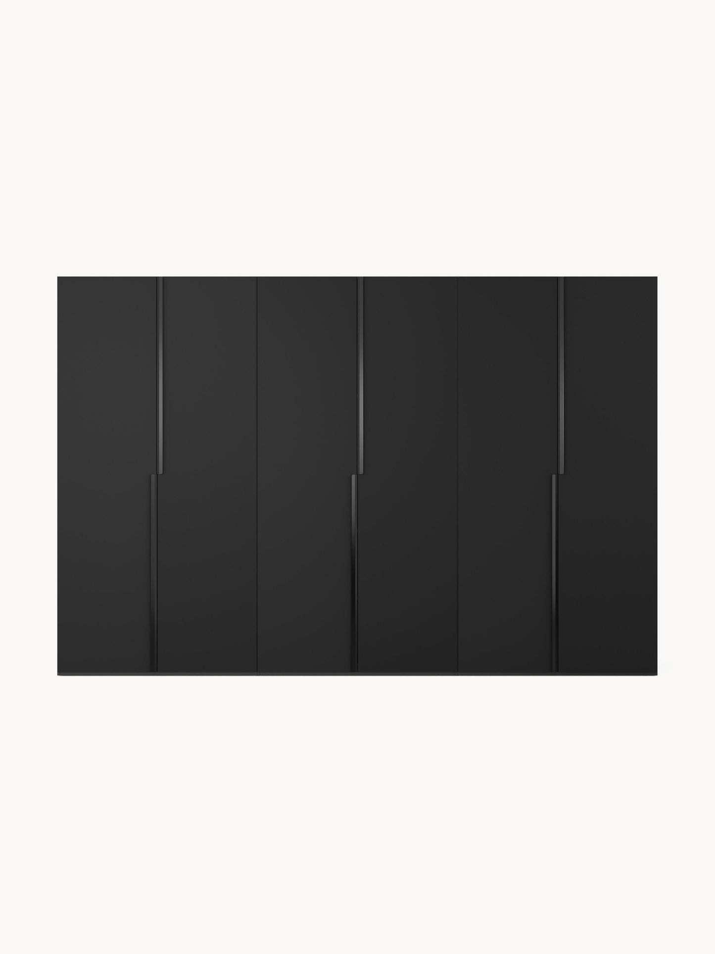 Leonor Modular Hinged-Door Wardrobe, 300 cm Wide, in Various Sizes