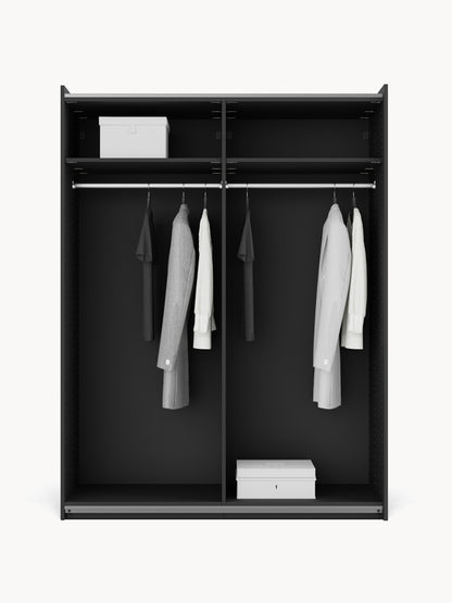 Leonor Modular Sliding-Door Wardrobe, 150 cm Wide, in Various Sizes