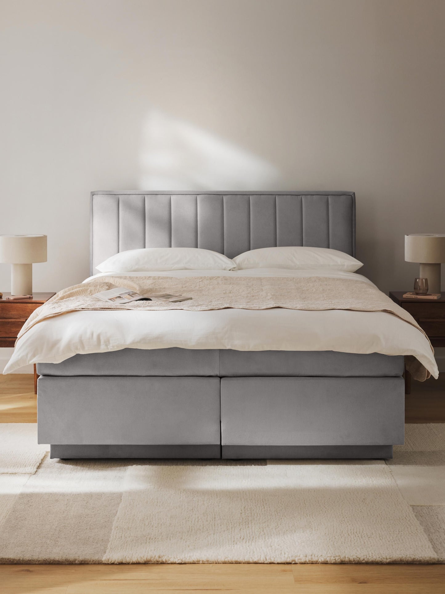 Livie Box Spring Bed with Storage