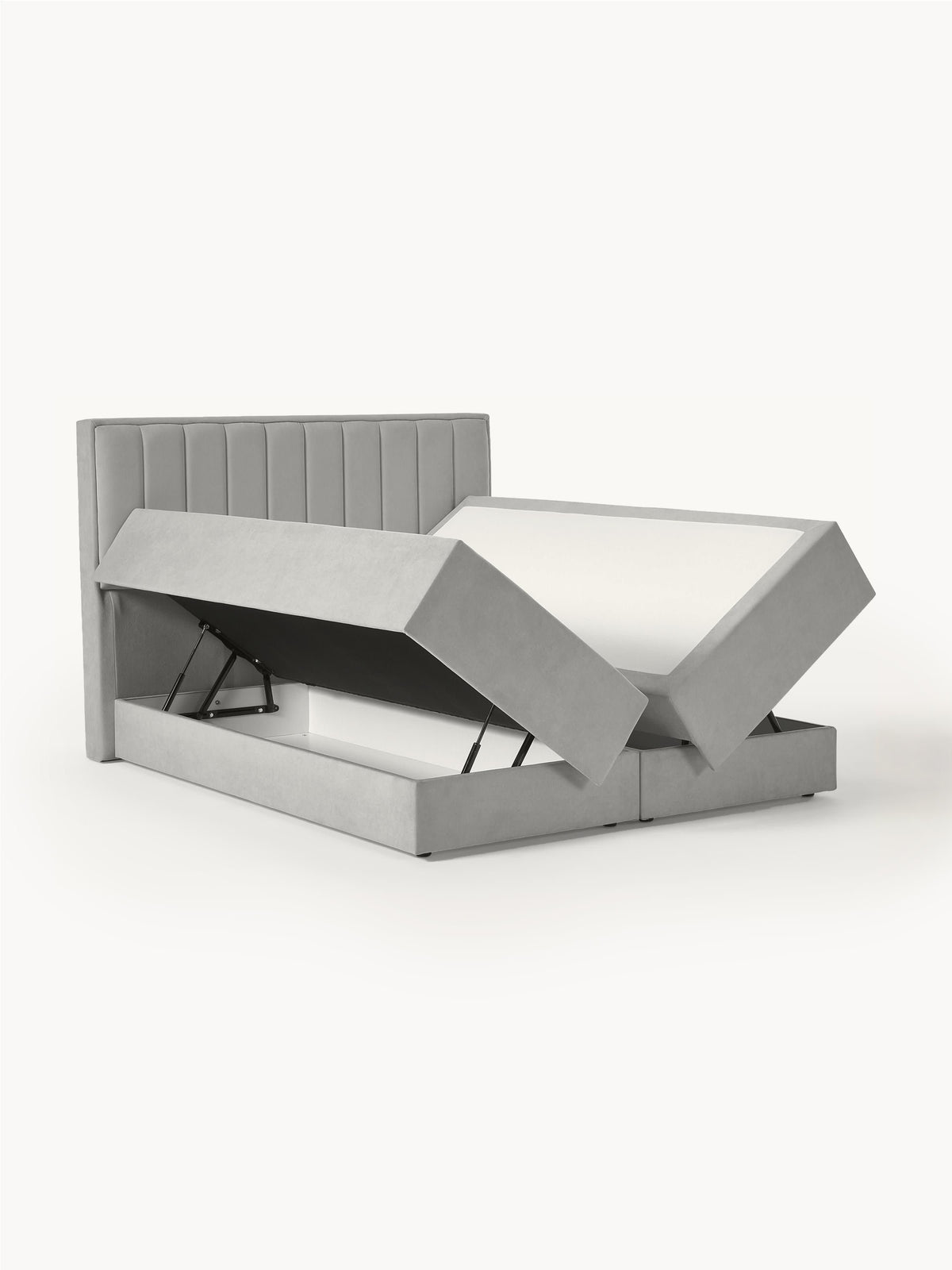 Livie Box Spring Bed with Storage