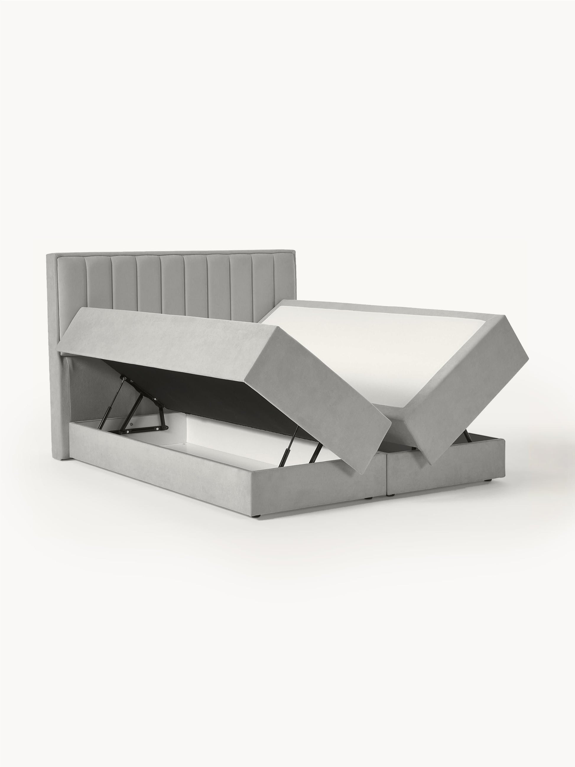Livie Box Spring Bed with Storage