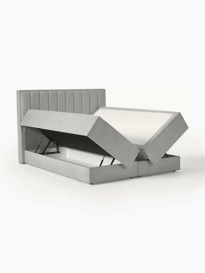 Livie Box Spring Bed with Storage