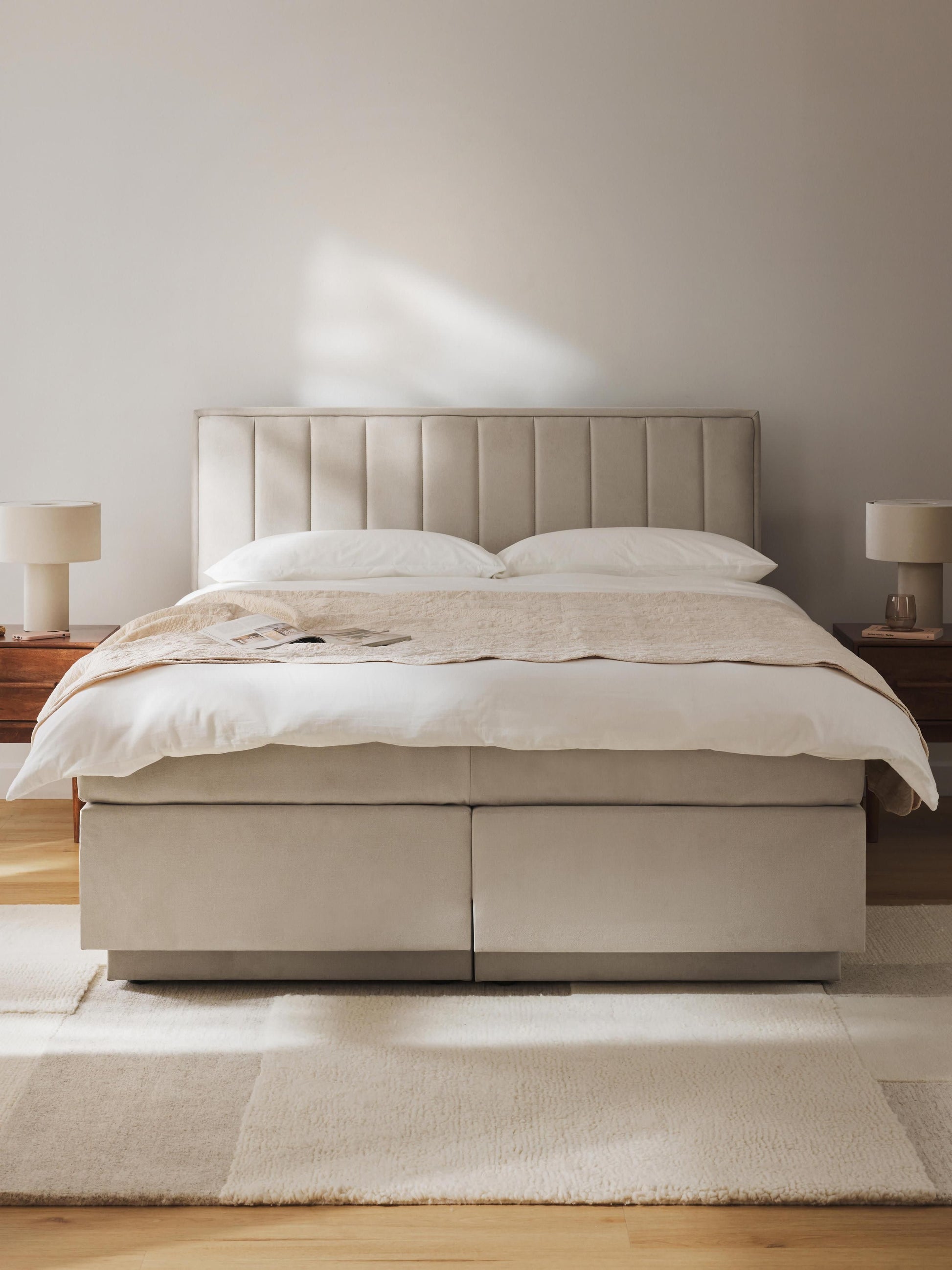 Livie Box Spring Bed with Storage