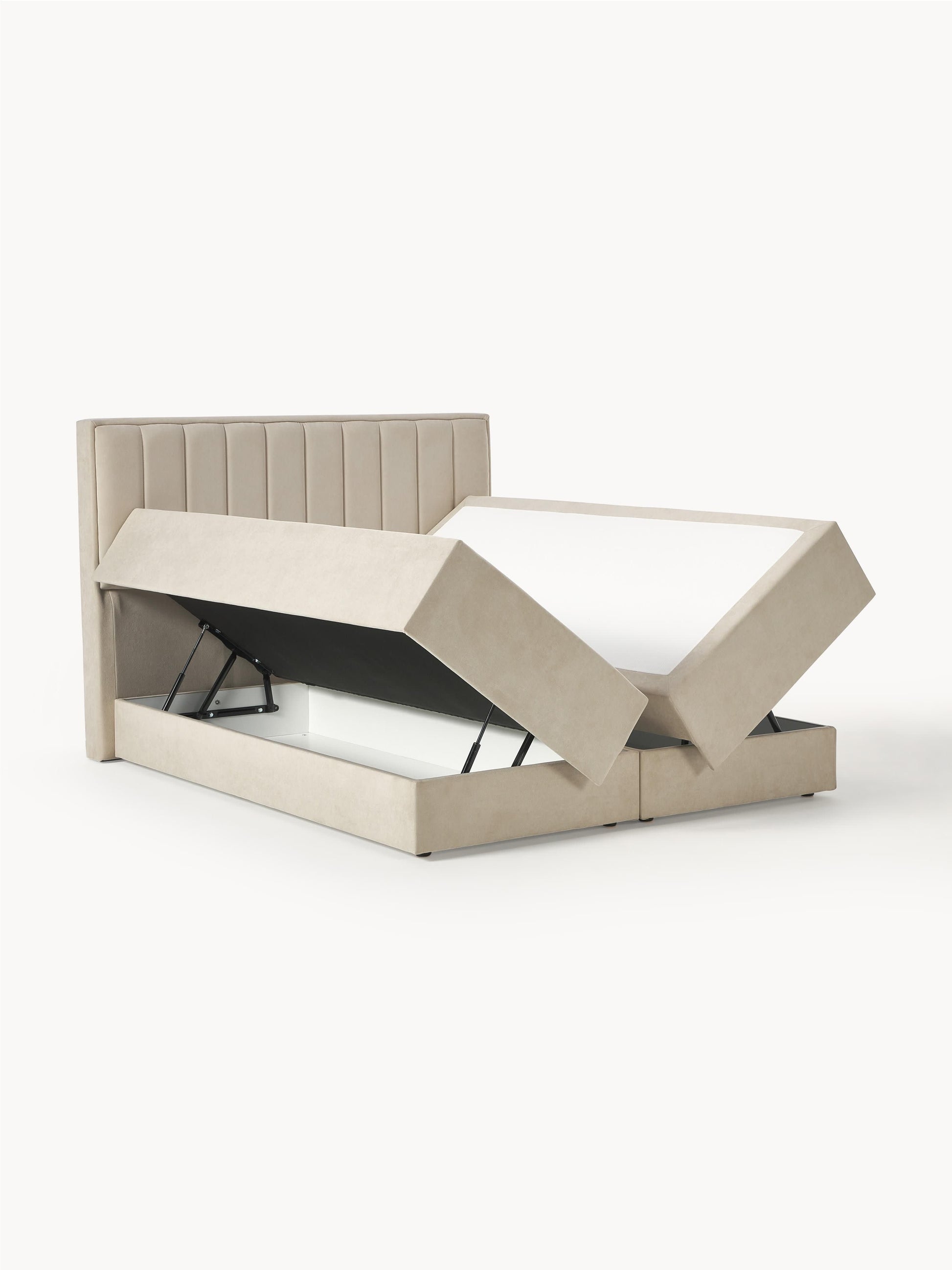 Livie Box Spring Bed with Storage