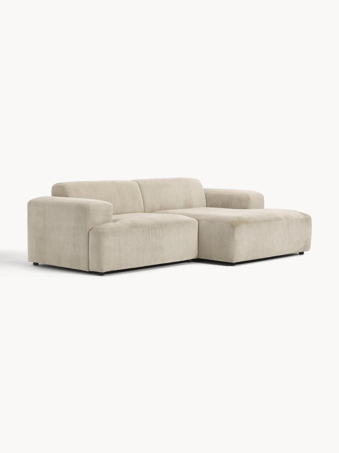 Melvie Corner Sofa in Corduroy (3-Seater)