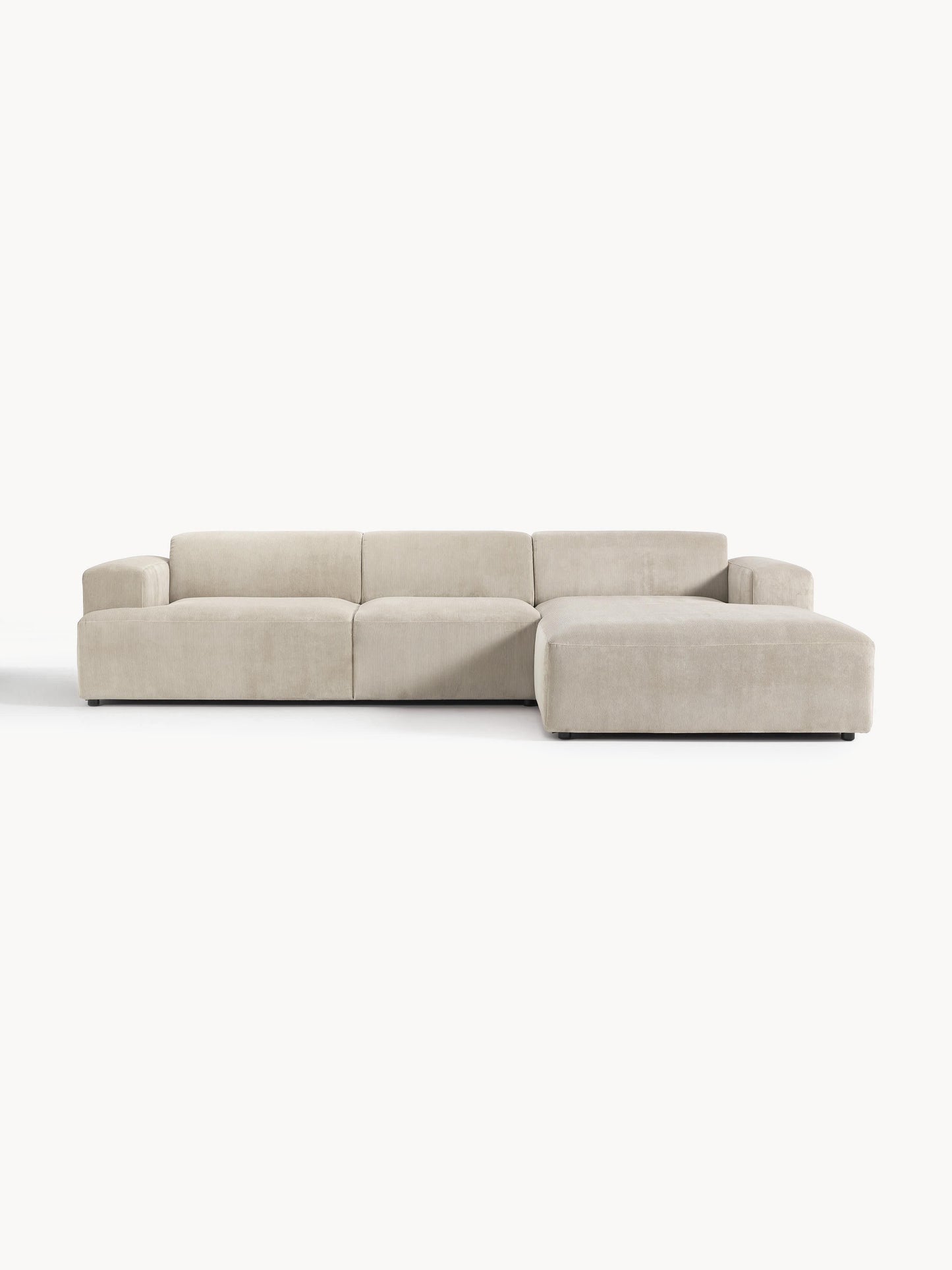 Melvie Corner Sofa in Corduroy (4-Seater)