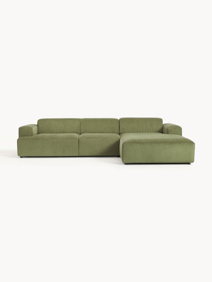 Melvie Corner Sofa in Corduroy (4-Seater)